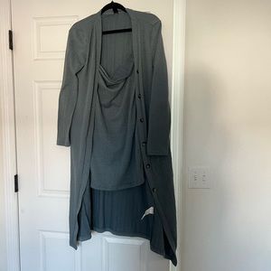 2 piece dress with sweater- Maternity